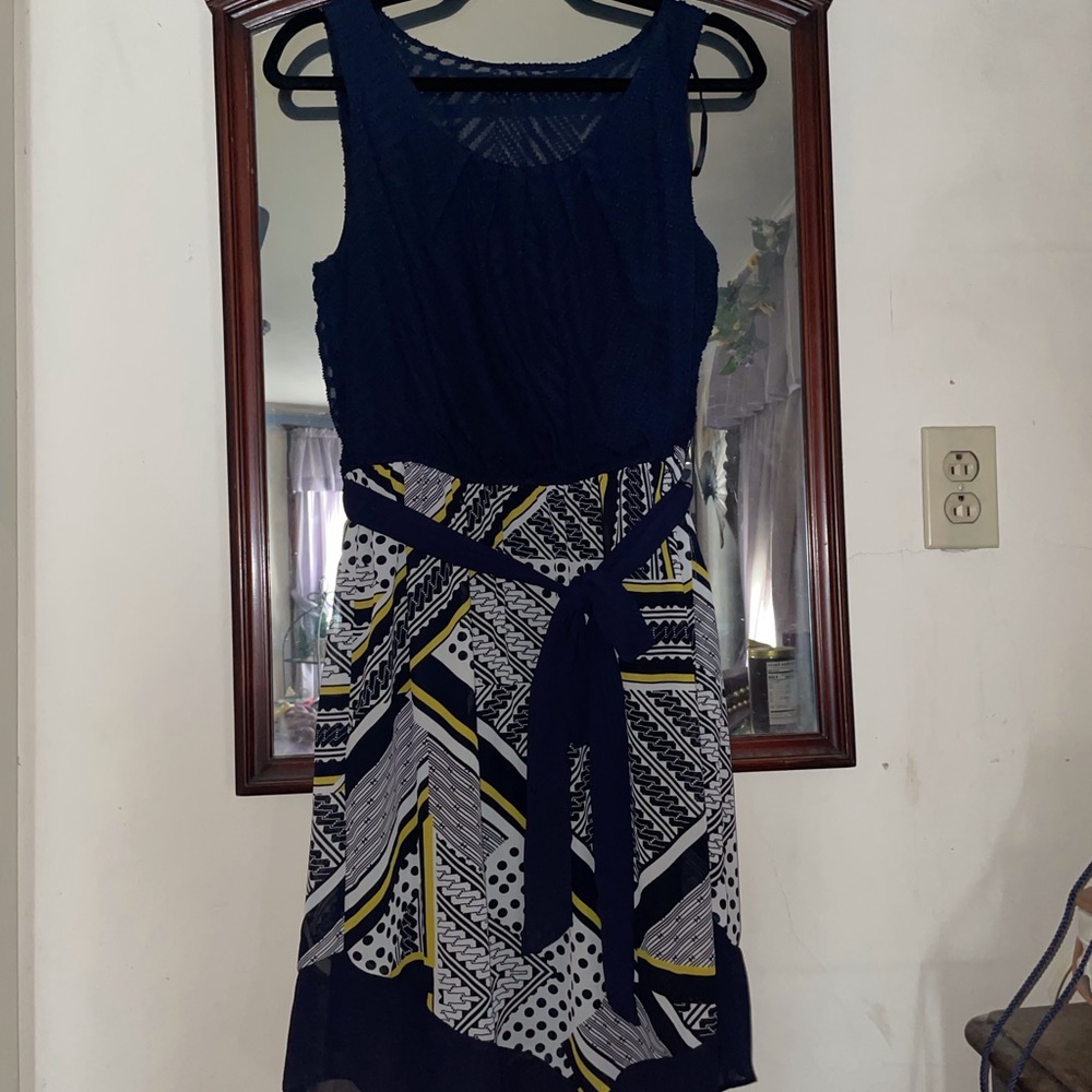 Black and white dress